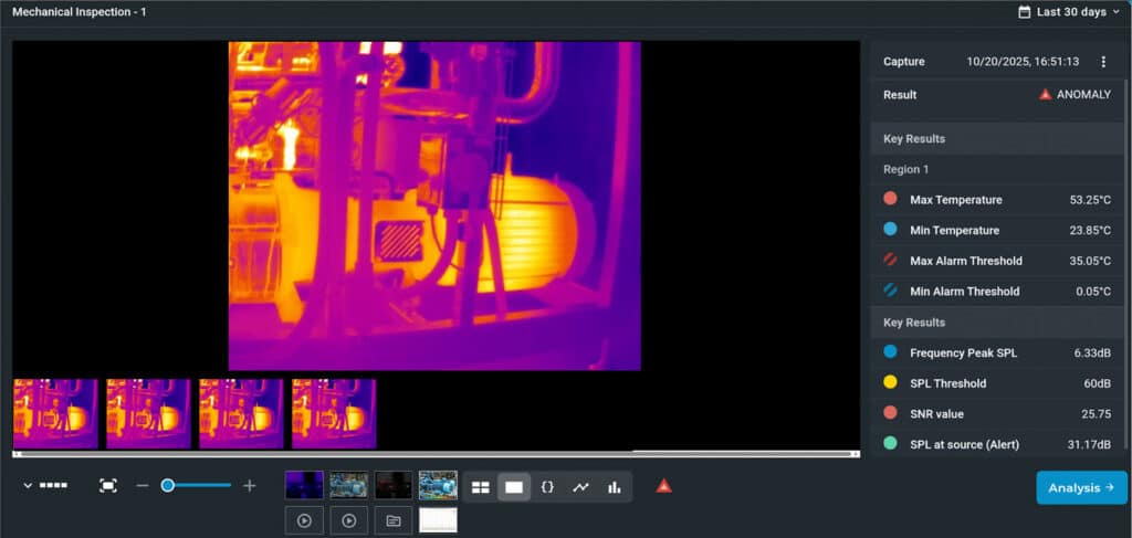 An example of multimodal inspection data