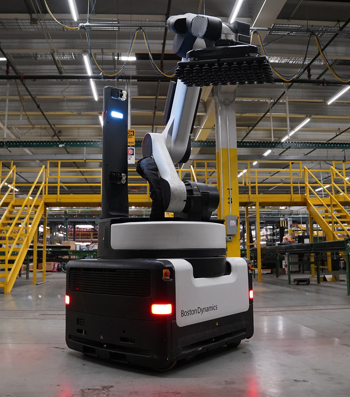 Stretch robot in a Gap Inc. warehouse